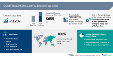 Indonesia System Integration Market to Grow by USD 655 Million (2024-2028) Driven by IoT Data Surge, AI-Powered Market Insights - Technavio